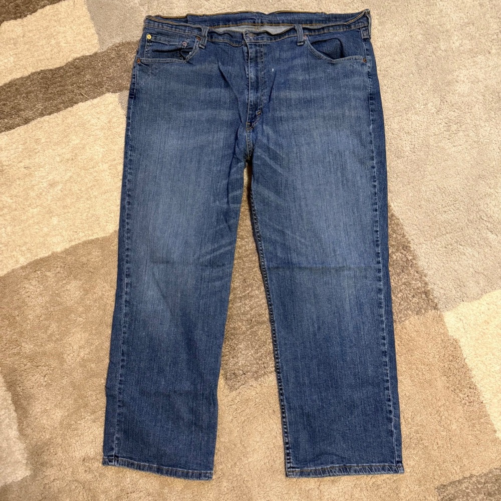 Levi Strauss 559 Relaxed Fit Straight Leg Jeans Mens Blue Denim Size‎ 44W 30L
